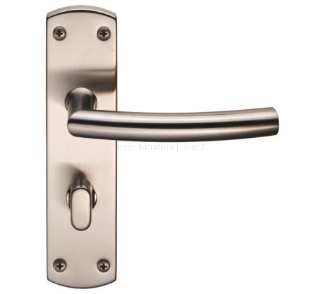 Steelworx Satin Stainless Arched Bathroom Handles