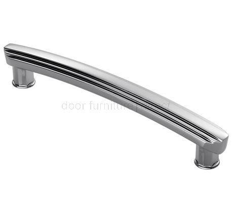 Polished Chrome Art Deco Cabinet Handle 190mm