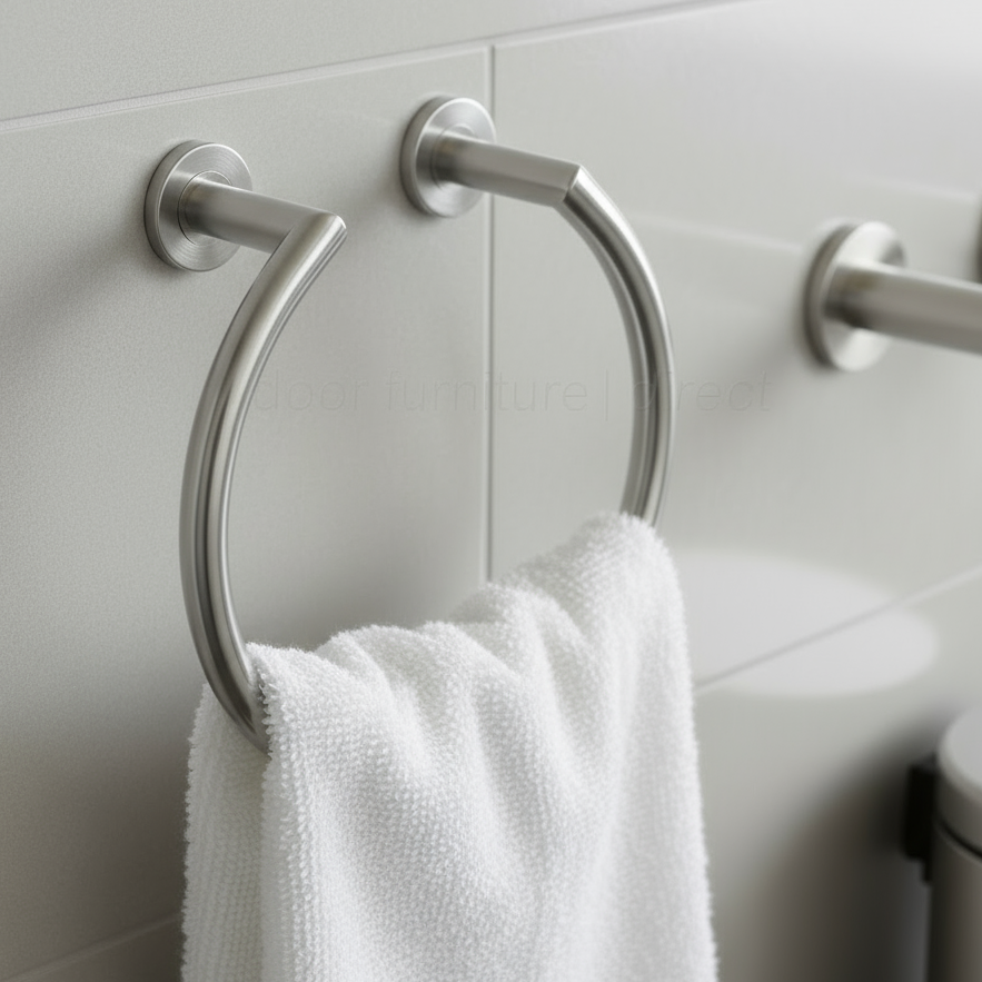 DeLeau Stainless Steel Towel Ring