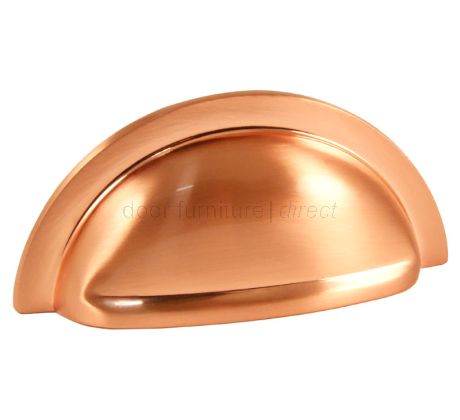 Satin Copper Oxford Drawer Pull 76mm