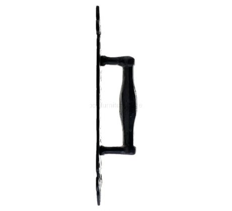 Foxcote Foundries Pull Handle on Fleur-De-Lys Plate 254x45mm FF74