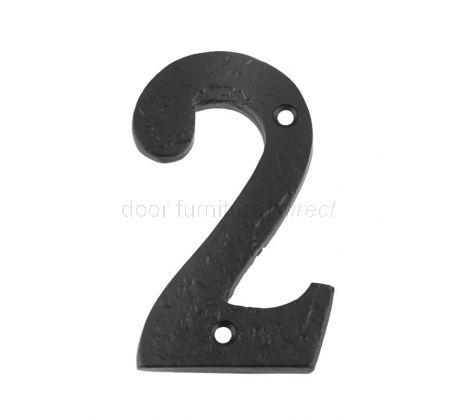 Foxcote Foundries 4in Black House Numbers 0-9