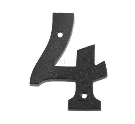 Foxcote Foundries 4in Black House Numbers 0-9