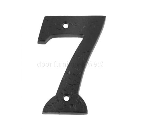 Foxcote Foundries 4in Black House Numbers 0-9