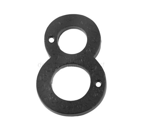 Foxcote Foundries 4in Black House Numbers 0-9