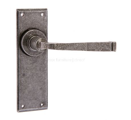 Valley Forge Pewter Latch Door Handles VF101