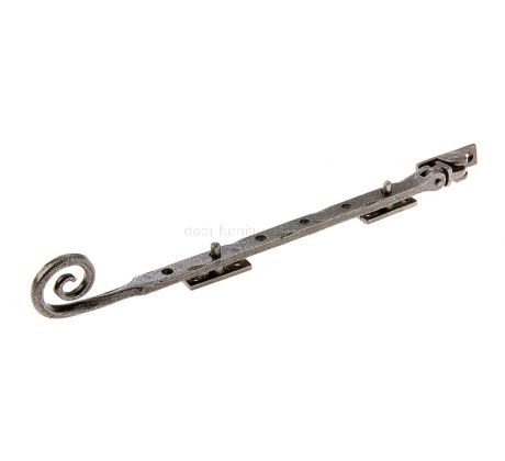 Valley Forge Pewter 315mm Curly Casement Stay VF20C