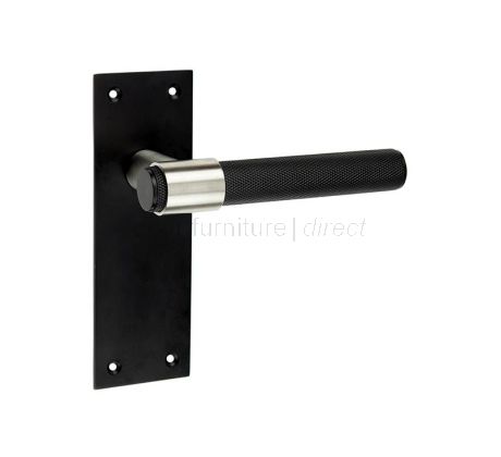 Nero Matt Black T-Bar Lever on Long Plate Handles