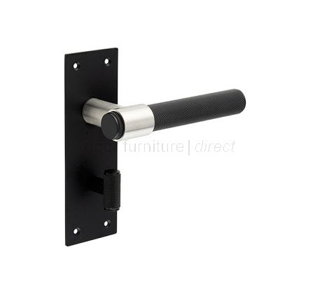 Nero Matt Black T-Bar Lever on Long Plate Handles