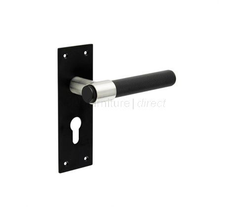 Nero Matt Black T-Bar Lever on Long Plate Handles