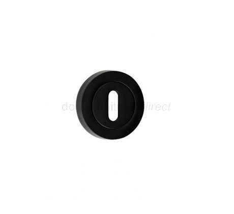 Nero JMB503 Matt Black Keyhole Escutcheon 50mm
