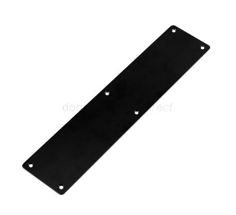 Nero Matt Black Radiused Finger Plate