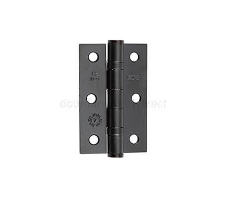 Black Ball Bearing Hinge 76x50mm In Pairs