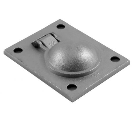 Satin Stainless Steel Flush Pull 38x48mm