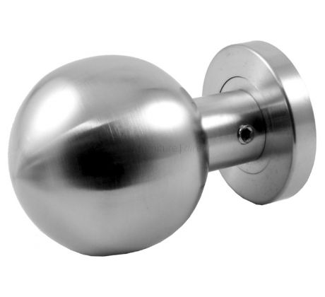Satin Stainless Steel 55mm Ball Mortice Door Knobs