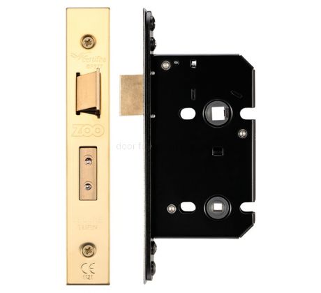 Bathroom Mortice Lock PVD Brass