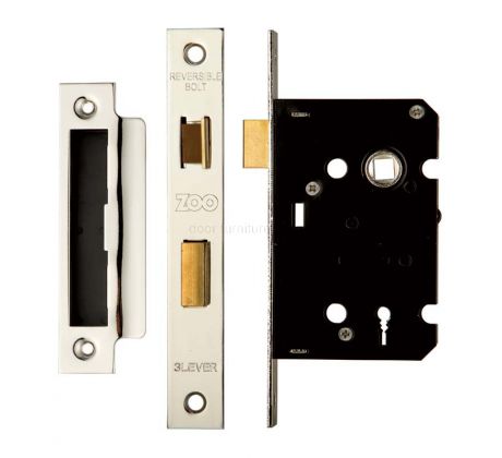 Contract 3 Lever Mortice Sashlock 64mm and 76mm