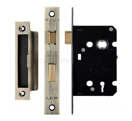 Contract 3 Lever Mortice Sashlock 64mm and 76mm