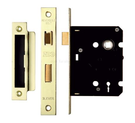 Contract 3 Lever Mortice Sashlock 64mm and 76mm