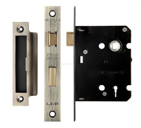 Contract 3 Lever Mortice Sashlock 64mm and 76mm