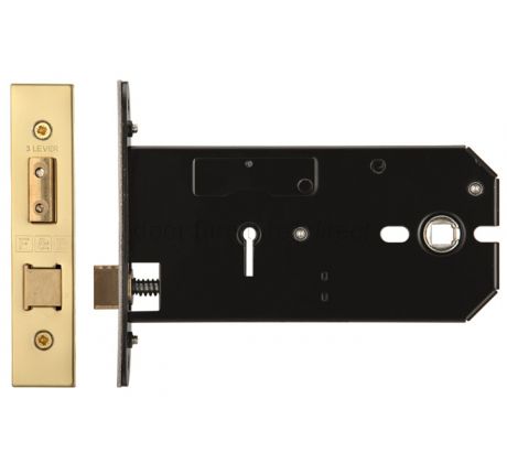 Horizontal 3 Lever Mortice Lock