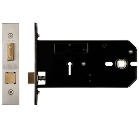 Horizontal 3 Lever Mortice Lock