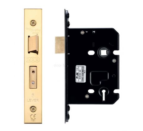 Zoo 3 Lever UK Sashlock PVD Brass