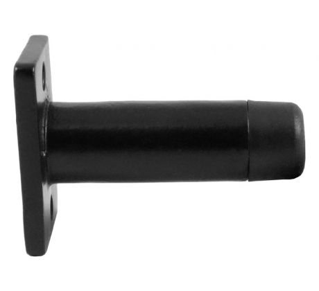 Black Iron Rustic Projection Door Stop 74mm