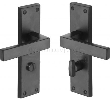 Black Iron Rustic Cheswell Door Handles