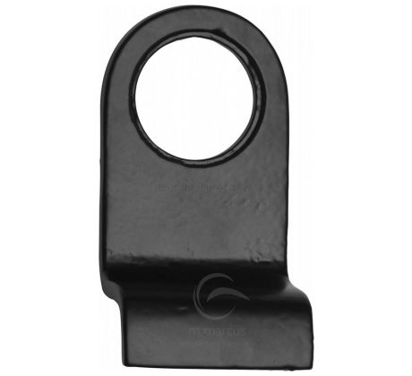 Black Iron Rustic Cylinder Pull 90x46mm