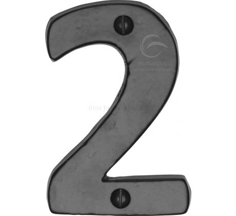 Black Iron Rustic Door Numbers 0-9 76mm (3in)