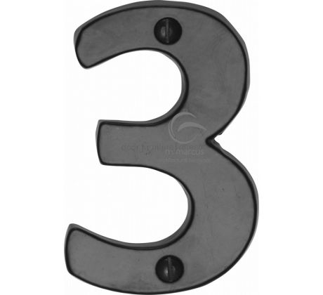 Black Iron Rustic Door Numbers 0-9 76mm (3in)