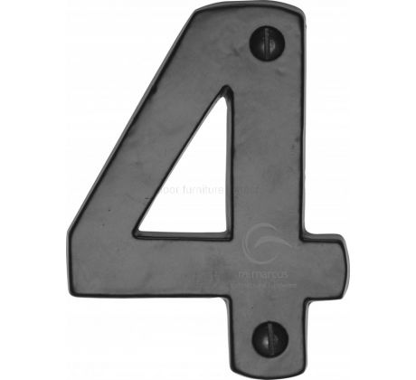 Black Iron Rustic Door Numbers 0-9 76mm (3in)