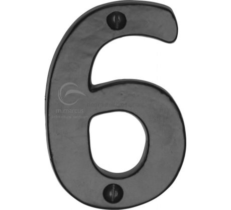 Black Iron Rustic Door Numbers 0-9 76mm (3in)