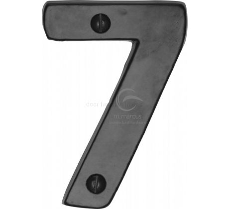 Black Iron Rustic Door Numbers 0-9 76mm (3in)