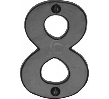Black Iron Rustic Door Numbers 0-9 76mm (3in)