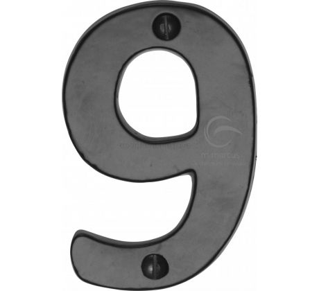 Black Iron Rustic Door Numbers 0-9 76mm (3in)