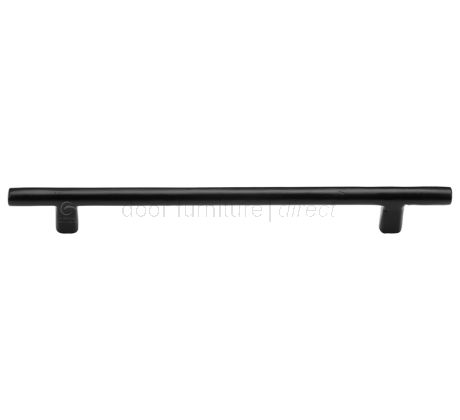 Black Iron Rustic Round Bar Cabinet Handle FB361
