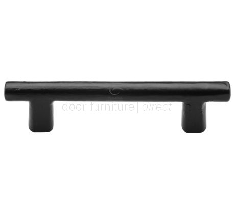 Black Iron Rustic Round Bar Cabinet Handle FB361