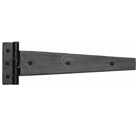 Black Iron Rustic Strap Hinges In Pairs
