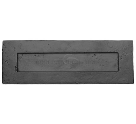 Black Iron Rustic Letter Plate 343x96mm (13.5x3.2/3in)