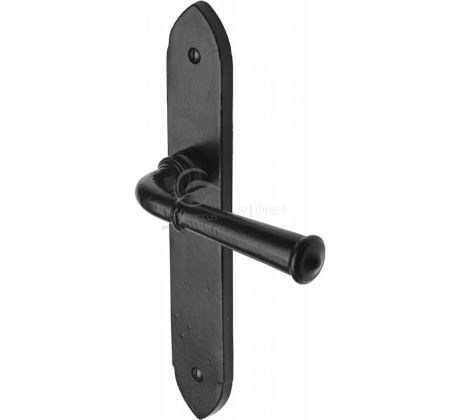 Black Iron Rustic Hadley Door Handles