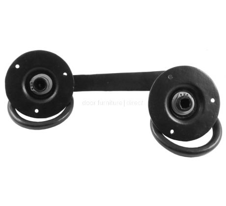 Black Iron Rustic Ring Handle Gate Latch 170mm