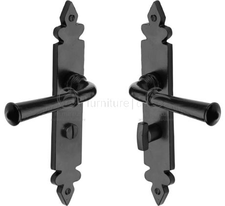 Black Iron Rustic Ludlow Door Handles