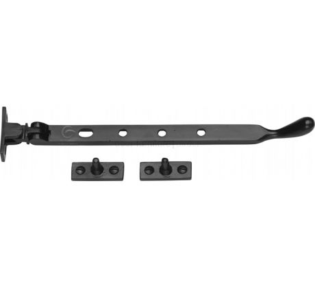 Black Iron Rustic Ball Casement Stay