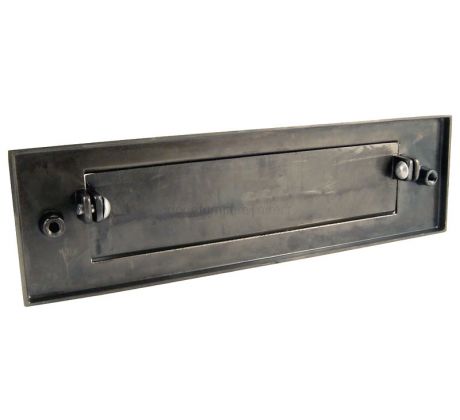 Matt Bronze Gravity Flap Letter Plate 280x80mm