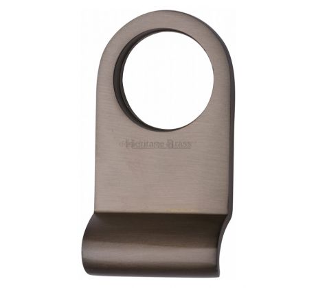 Matt Bronze Door Cylinder Pull with Round Top