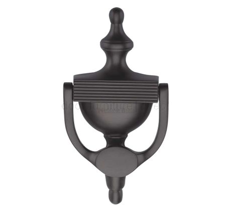 Heritage RR912 Matt Bronze Reeded Urn Knocker 195mm