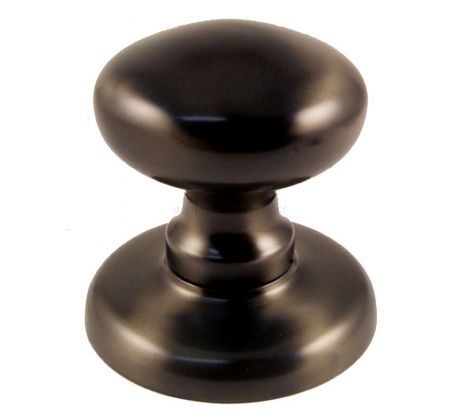 Matt Bronze Centre Door Knob 68mm