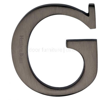 Matt Bronze Concealed Fix Front Door Letters A-Z 51mm (2in) C1565